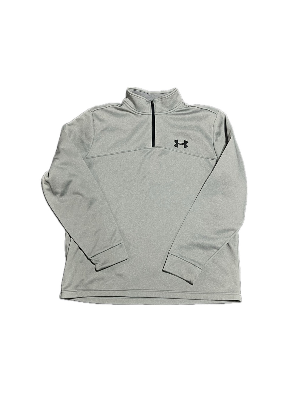 Under Armour Unisex Light Gray Quarter-Zip Performance Pullover